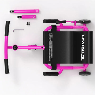 EzyRoller Classic LED Wheels Ride-On Scooter in Princess Pink