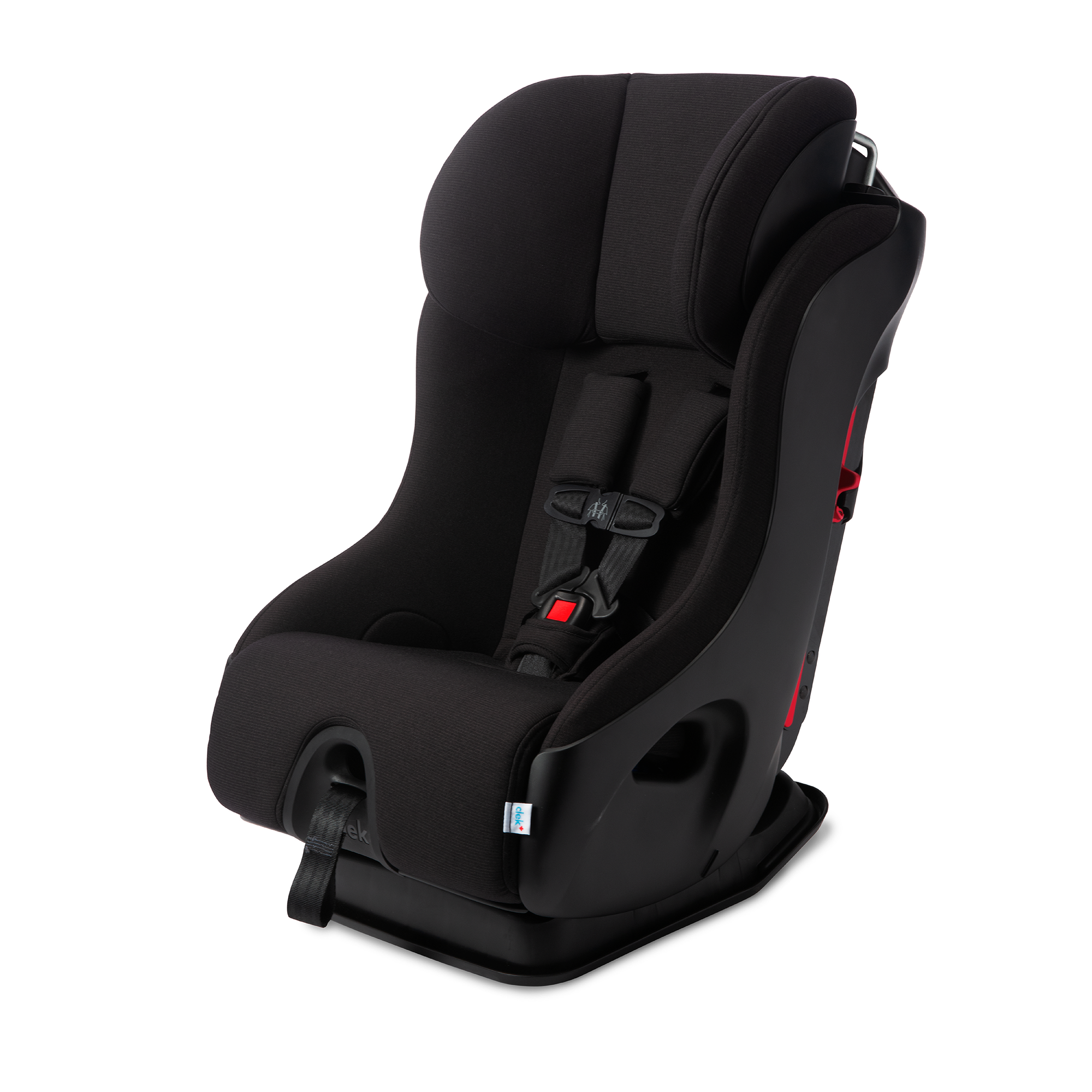 Clek Fllo Compact Convertible Car Seat in Railroad