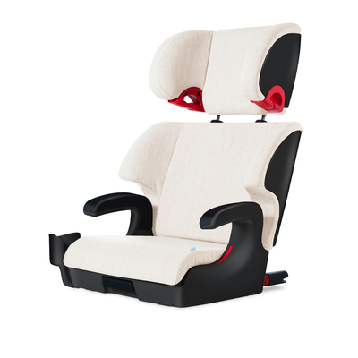 Clek Oobr High Back Booster Car Seat in Marshmallow