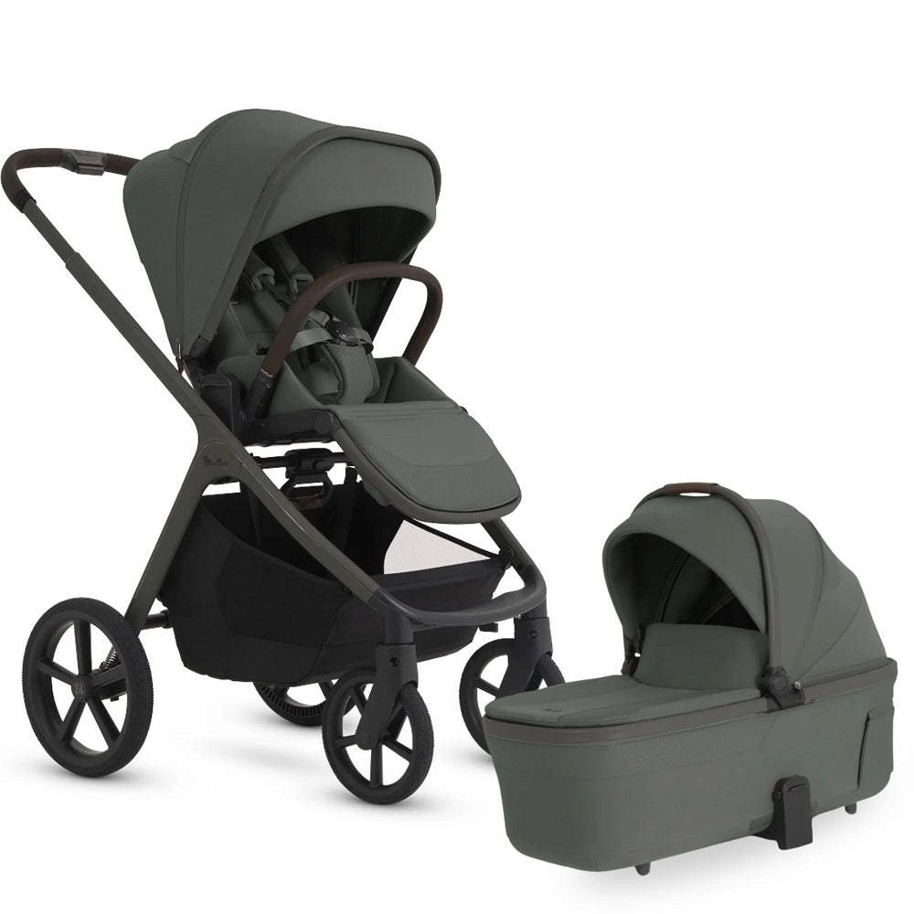 Silver Cross Cove 2 Stroller + Bassinet Bundle in Pewter