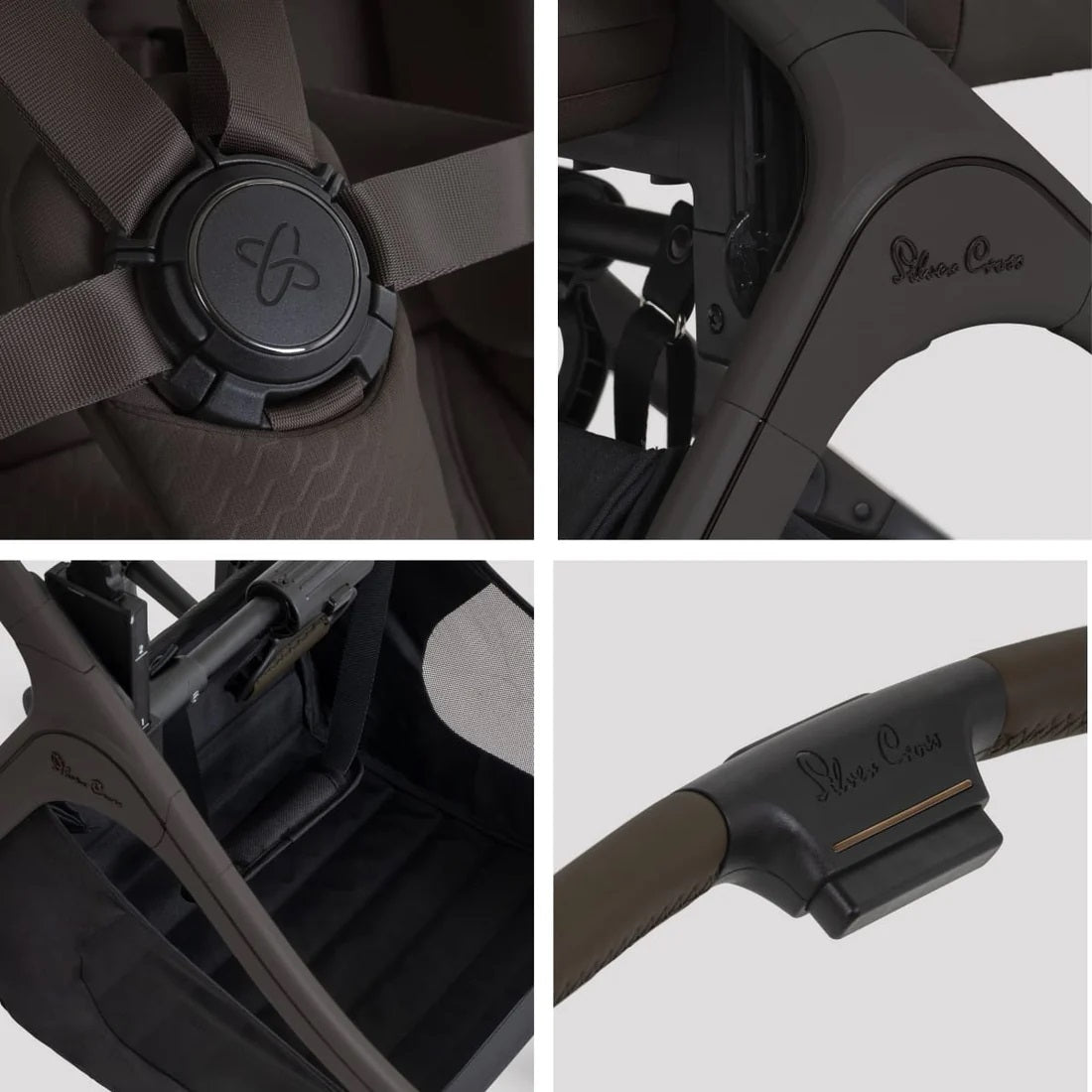 Silver Cross Cove 2 Full-Size All-Terrain Stroller in Chocolate
