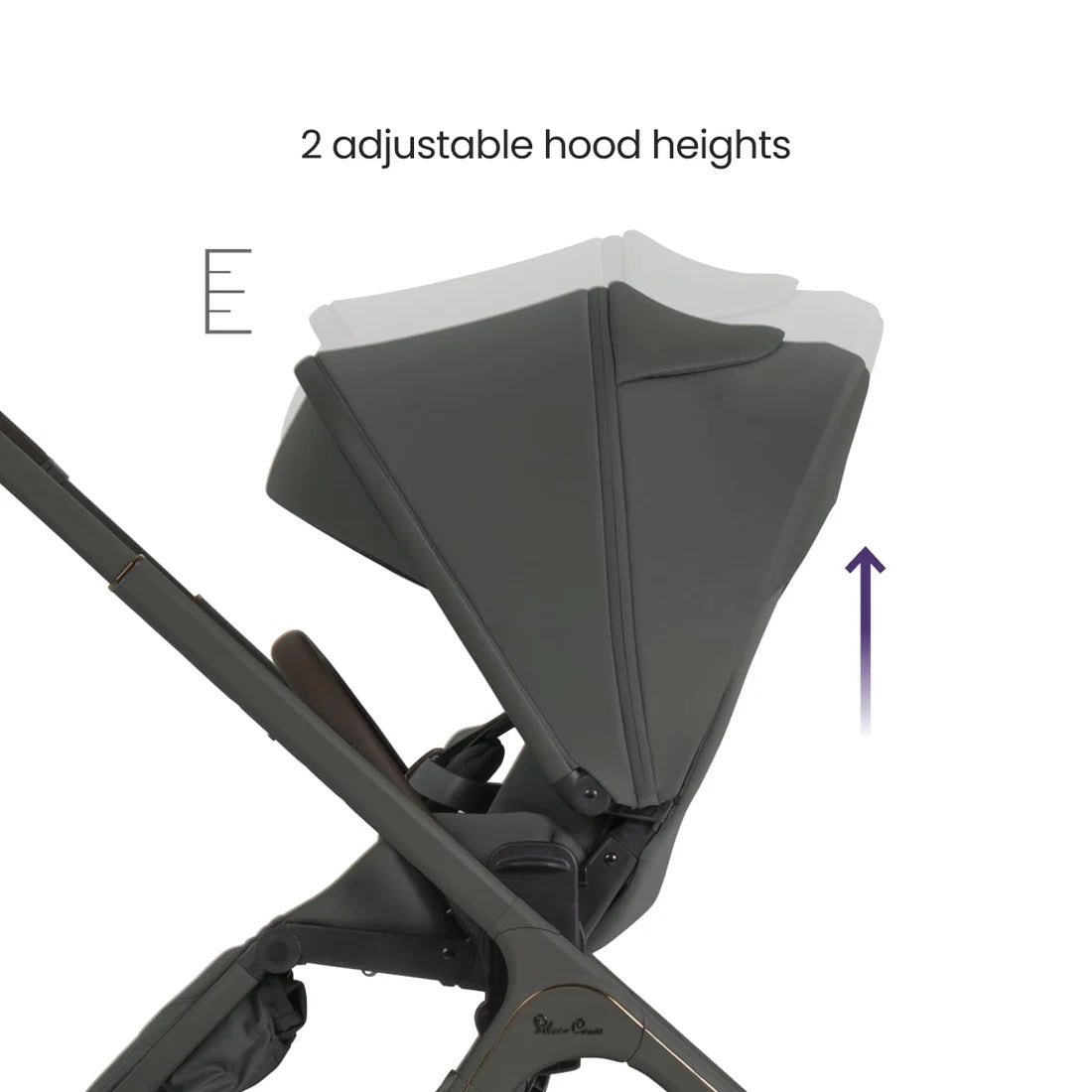 Silver Cross Cove 2 Full-Size All-Terrain Stroller in Pewter