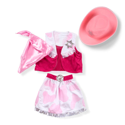 Melissa & Doug Cowgirl Role Play Costume Set