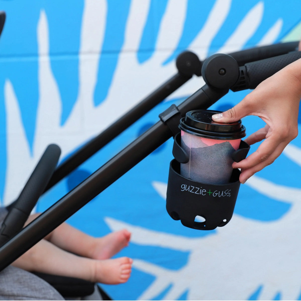 guzzie+Guss Universal Stroller Cup Holder