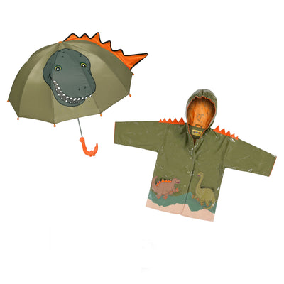 Kidorable Dinosaur Raincoat & Umbrella