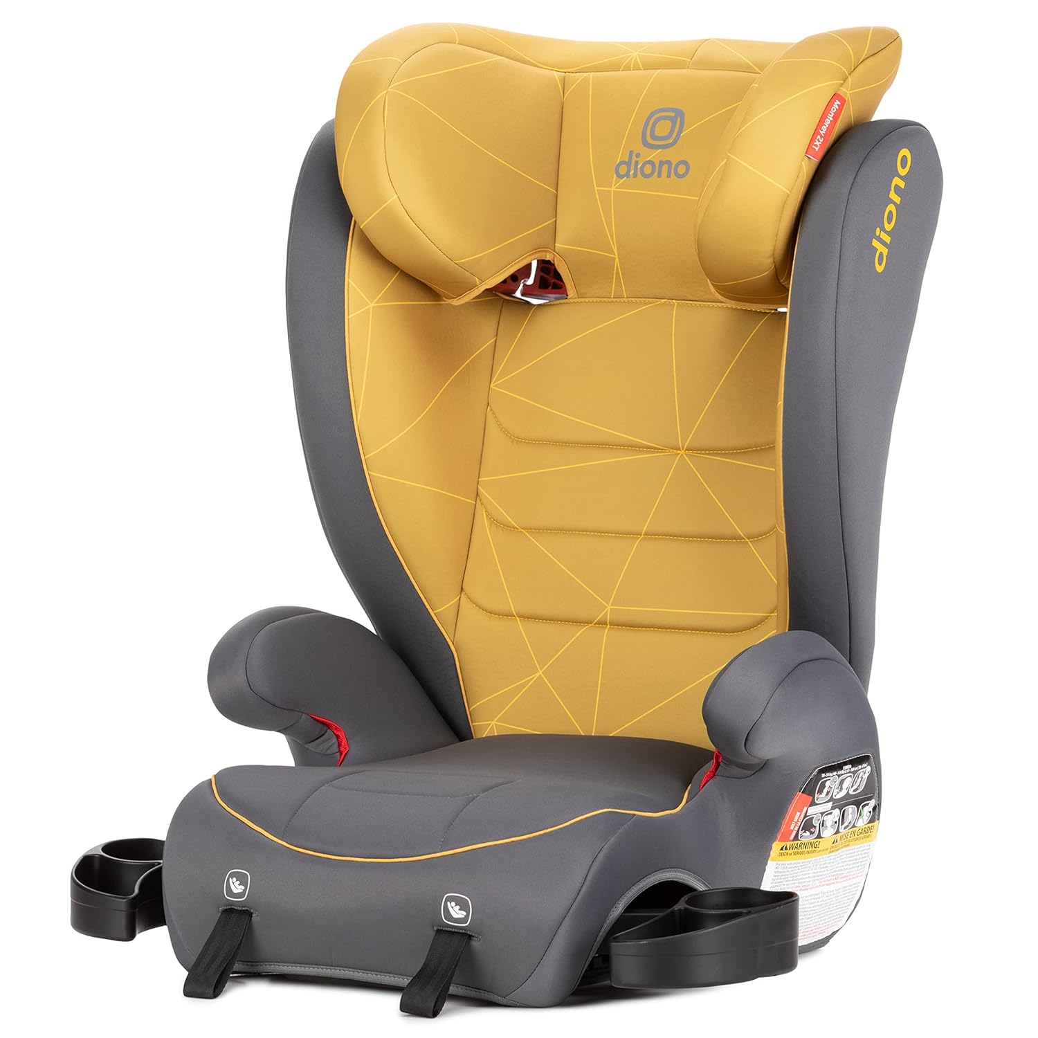 yellow car seat and stroller Diono Monterey® 2XT Booster
