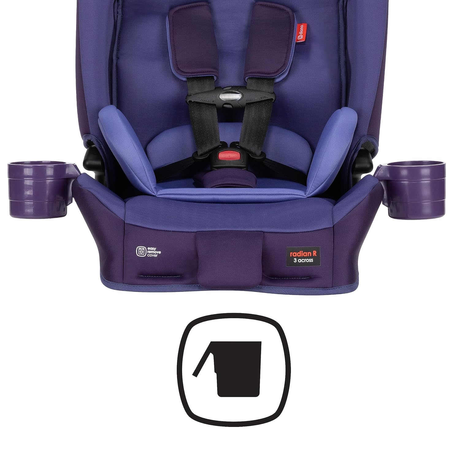 Diono car seat purple best sale