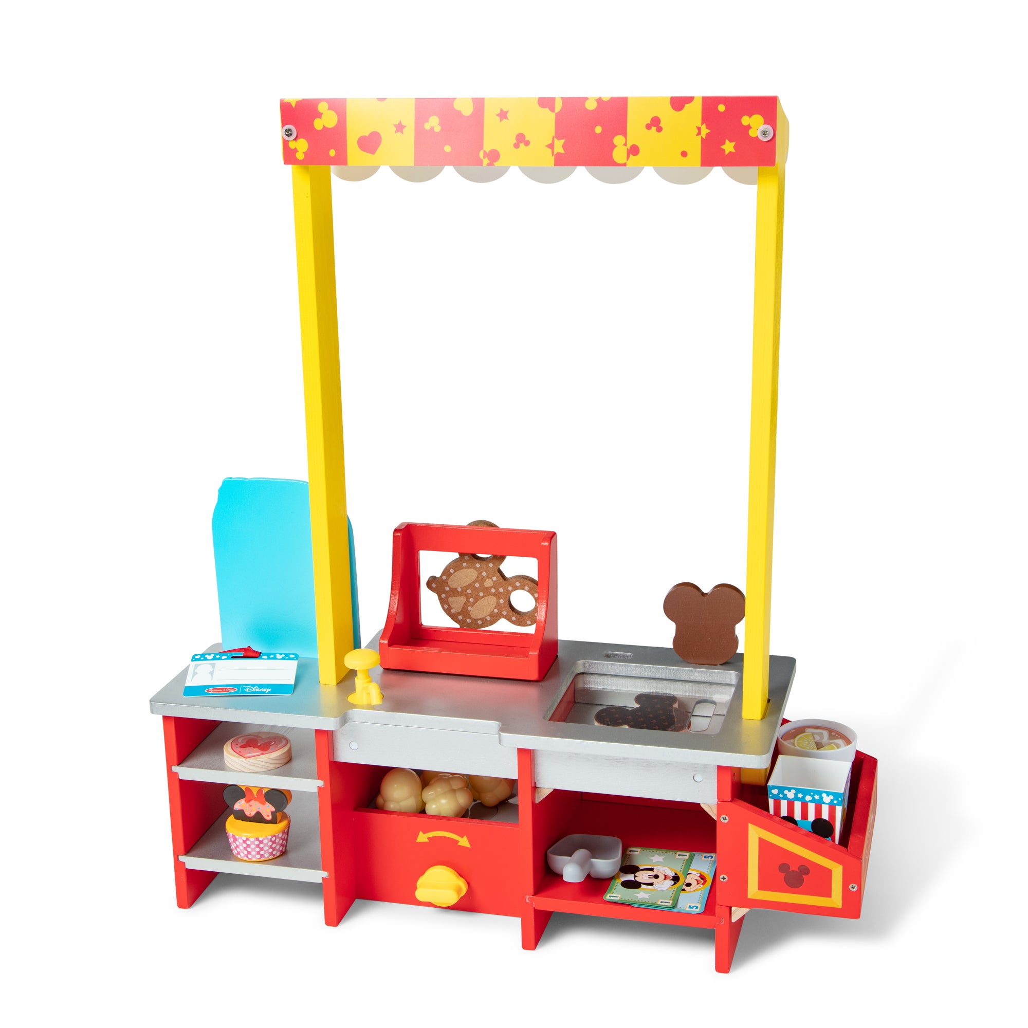 Melissa & Doug Disney Snacks & Popcorn Wooden Food Counter