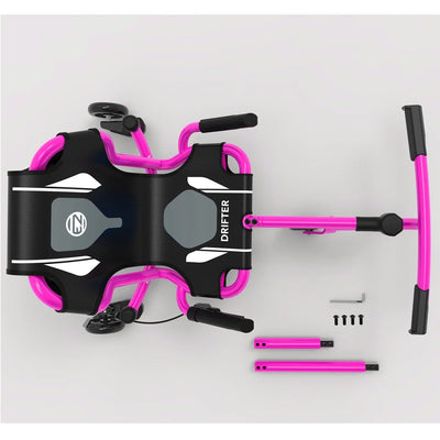 EzyRoller Drifter X Ride-On Scooter in Princess Pink