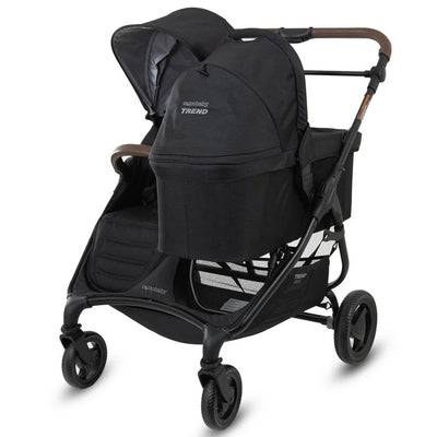 Valco Baby Duo Trend Bassinet in Night Black on stroller