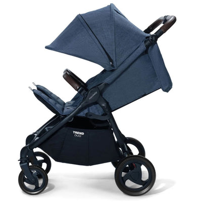 Valco Baby Duo Trend Double Stroller in Denim
