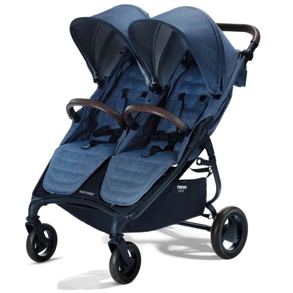 Valco Baby Duo Trend Double Stroller in Denim