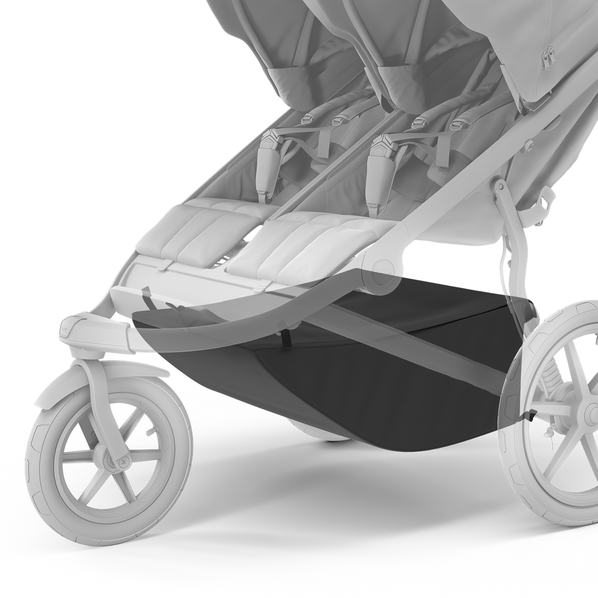 Thule Urban Glide Double Stroller Extended Cargo Basket