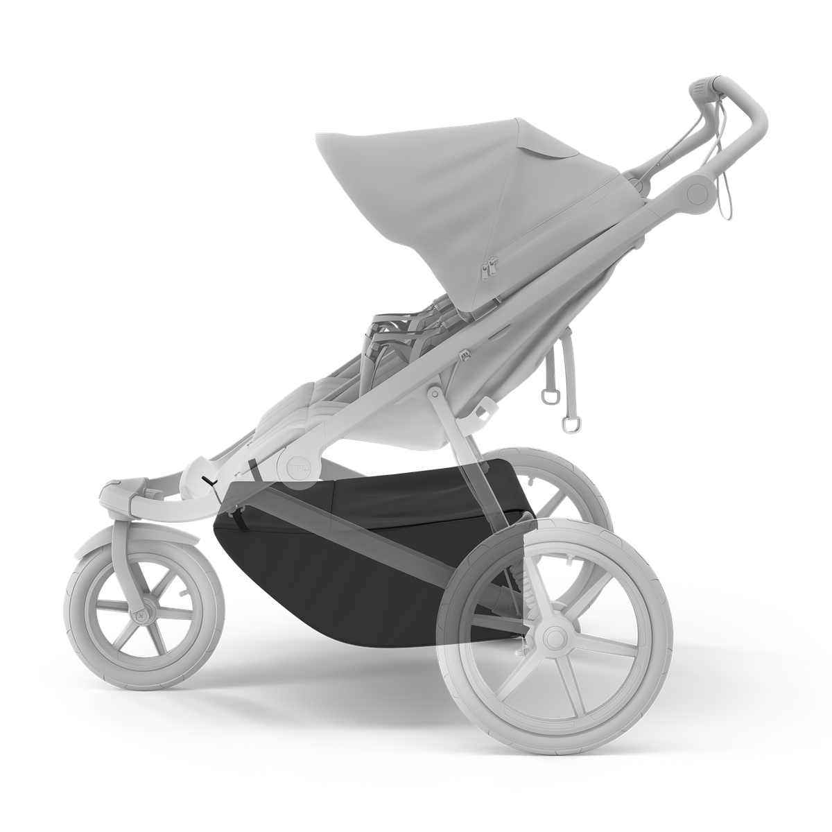 Thule Urban Glide Double Stroller Extended Cargo Basket