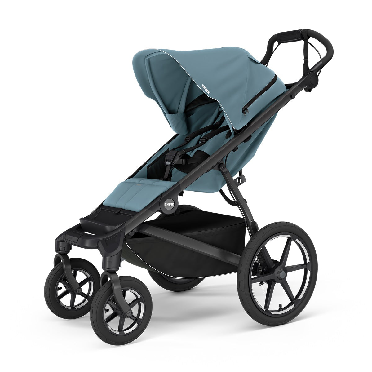 Thule Urban Glide 4-Wheel All Terrain Stroller in Mid Blue