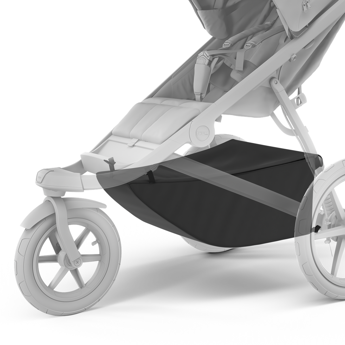 Thule Urban Glide Single Stroller Extended Cargo Basket