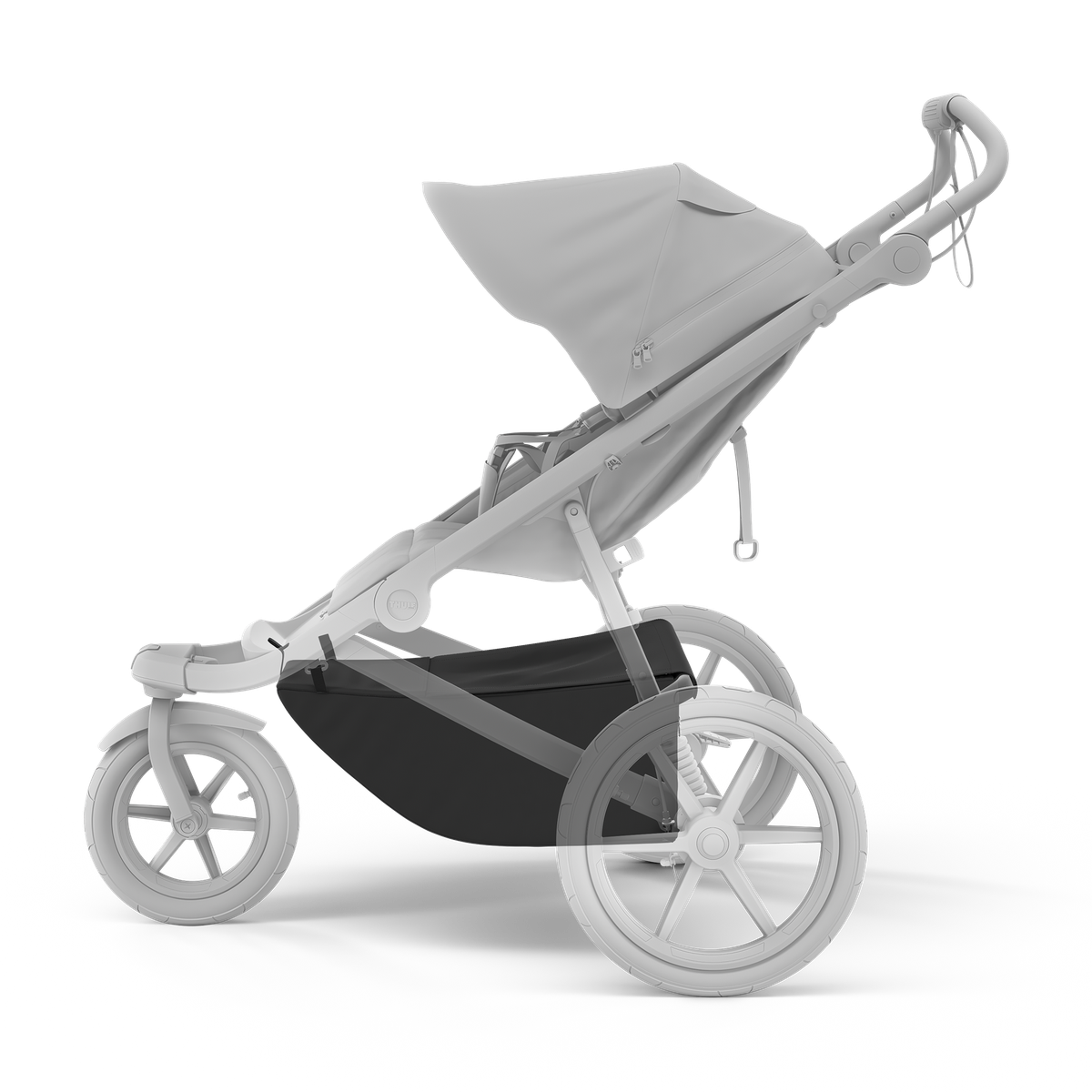 Thule Urban Glide Single Stroller Extended Cargo Basket