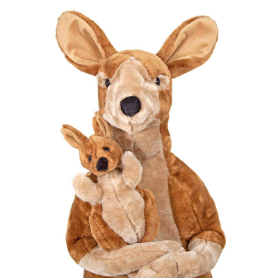 Melissa & Doug Kangaroo and Joey Lifelike Stuffed Animal