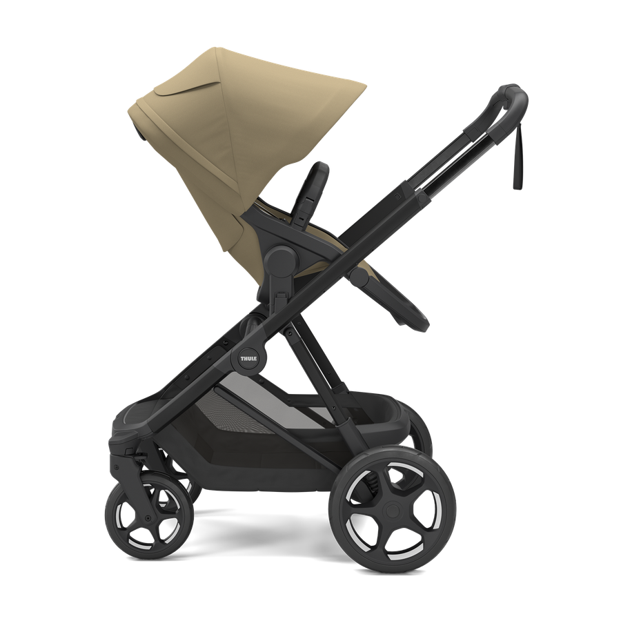 Thule Charm Stroller in 
Faded Khaki on Black