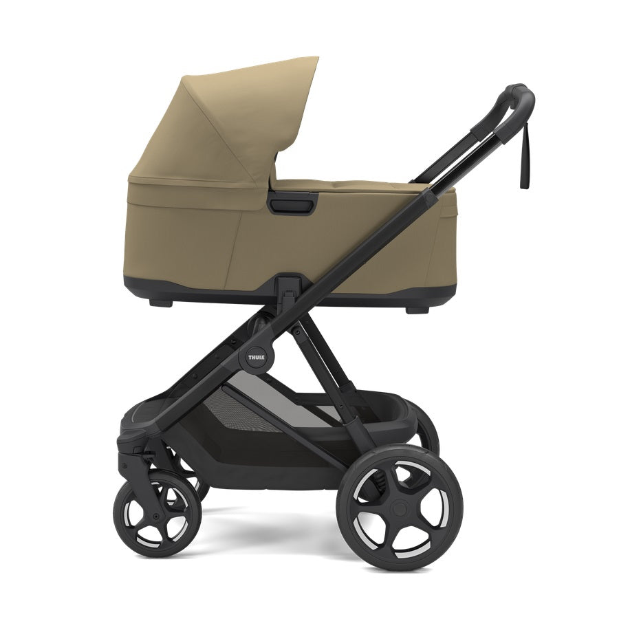 Thule Charm Stroller + Bassinet Bundle in Faded Khaki