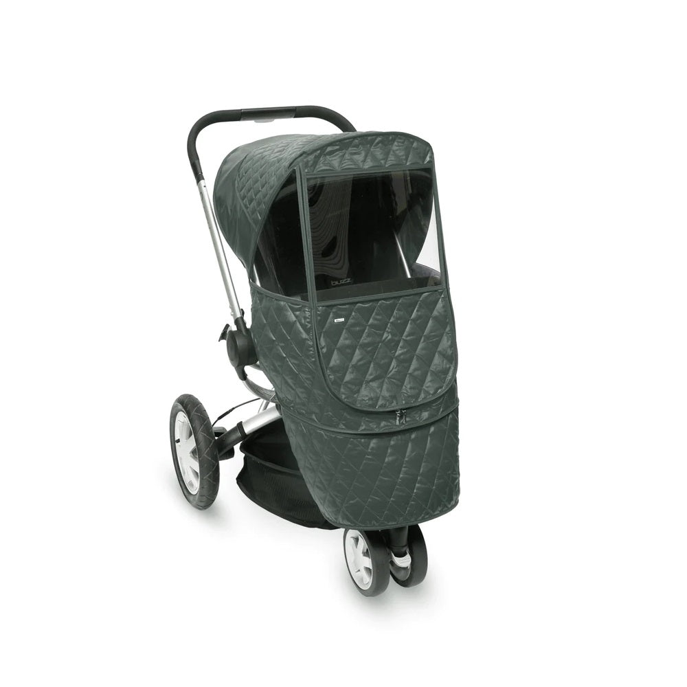Manito Castle Beta Stroller Weather Shield in Khaki Grey