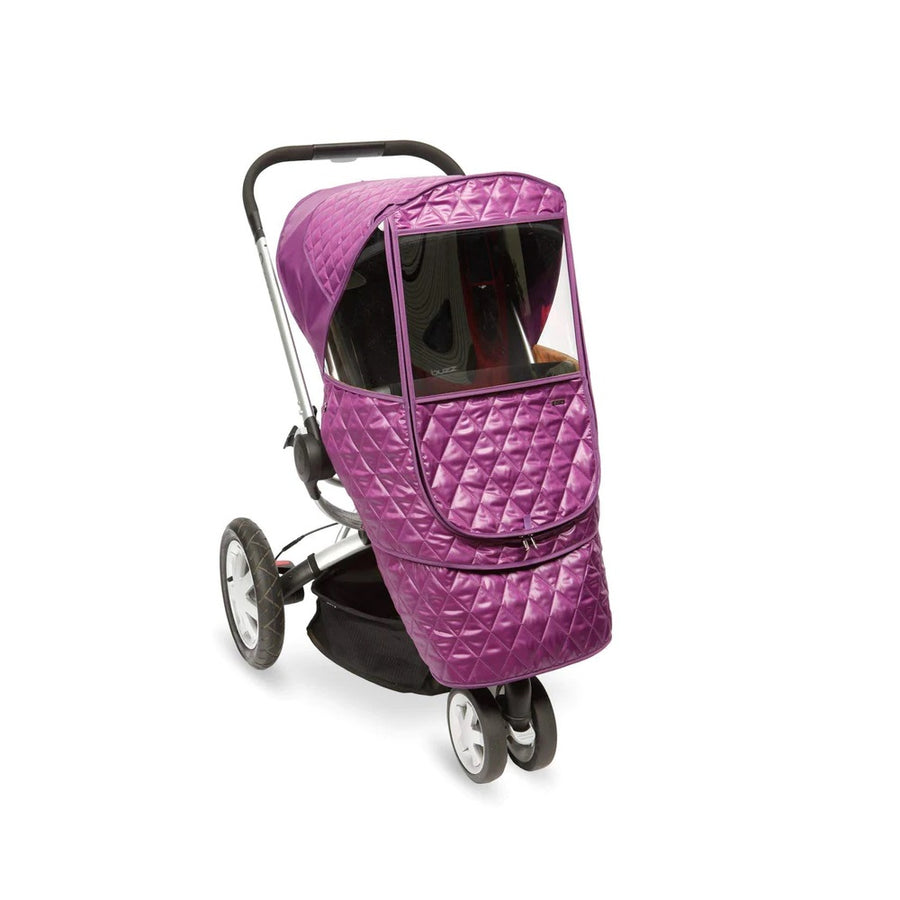 Manito Castle Beta Stroller Weather Shield in Purple