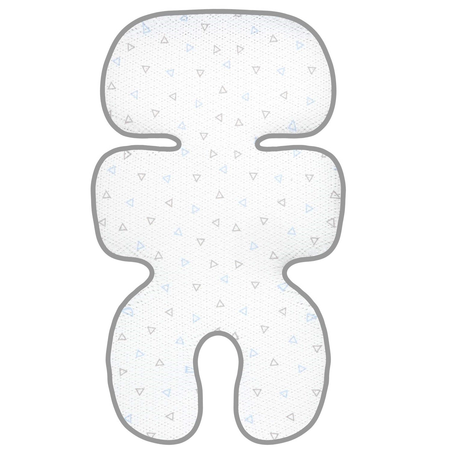 Manito Clean Basic Mesh 3D Seat Pad in Triangle Blue