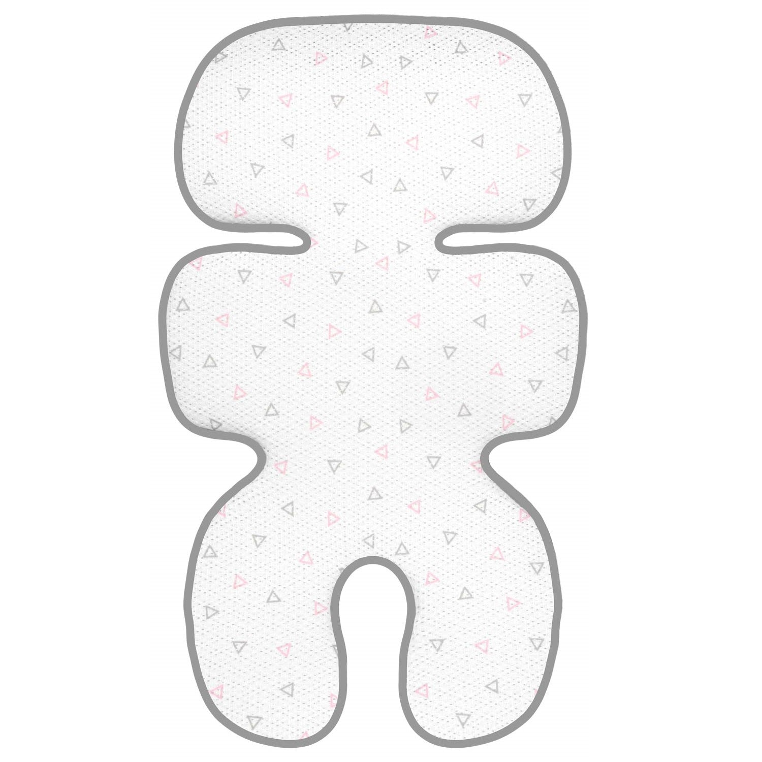 Manito Clean Basic Mesh 3D Seat Pad in Triangle Pink