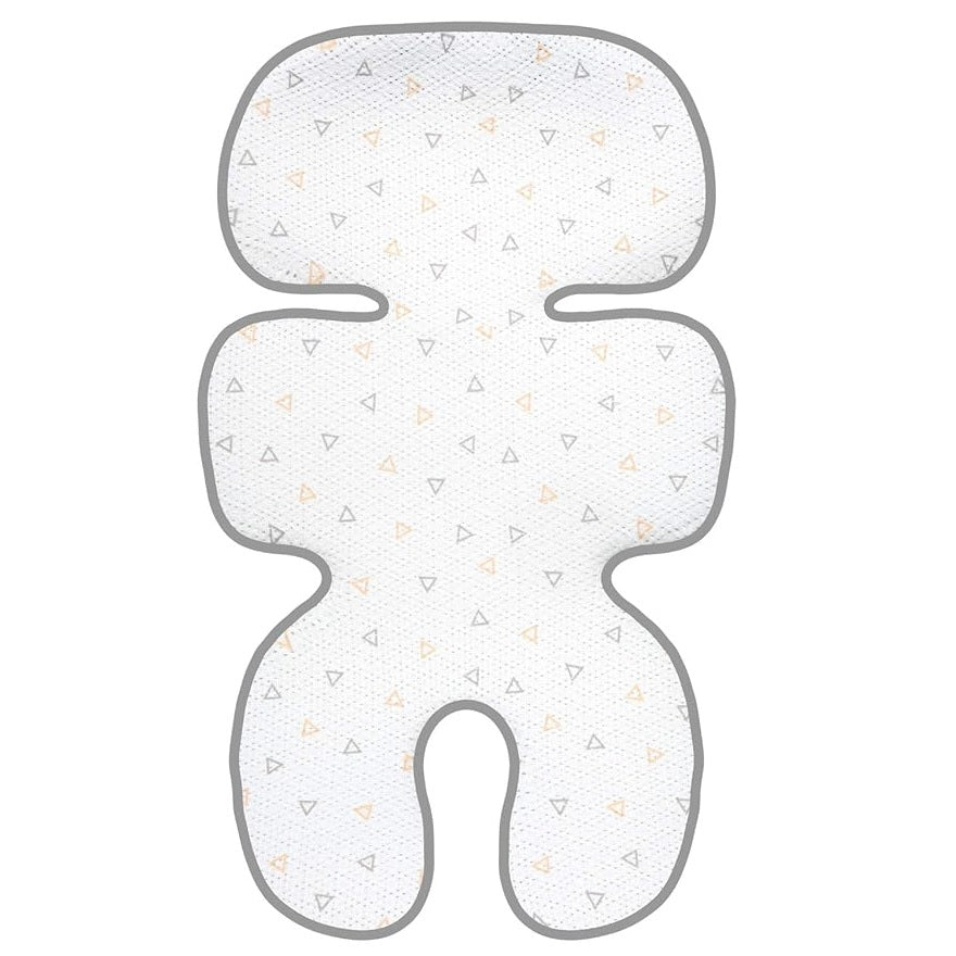 Manito Clean Basic Mesh 3D Seat Pad in Triangle Yellow