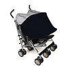 Manito Sunshade for Stroller & Car Seat in Twin Black
