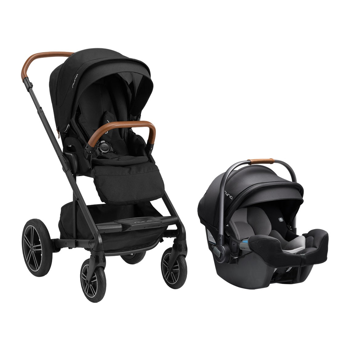 Nuna MIXX Next + PIPA RX Travel System in Caviar