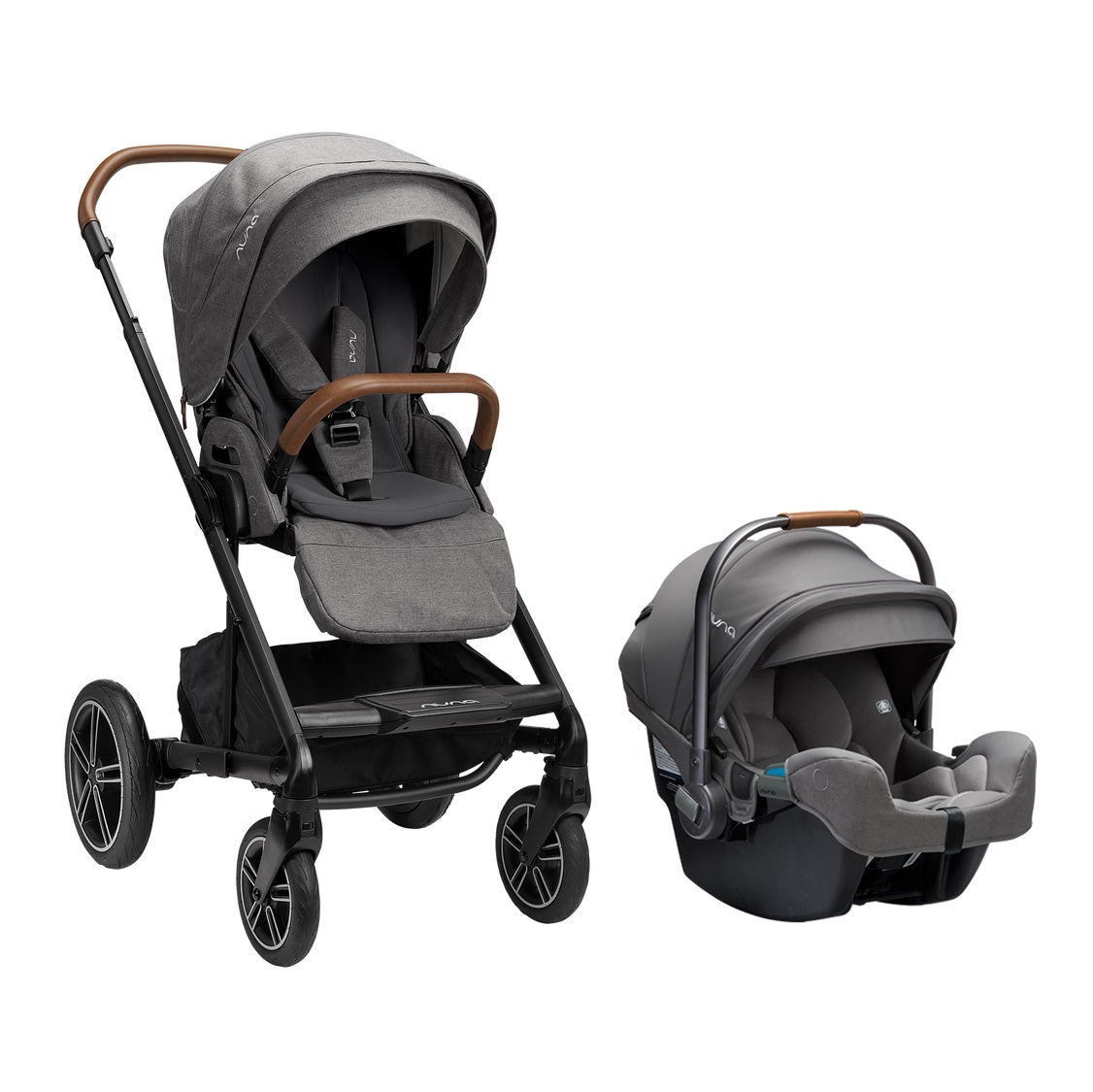 Nuna MIXX Next + PIPA RX Travel System in Granite
