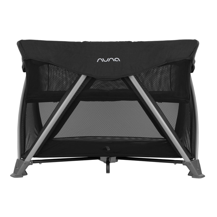 Nuna SENA™ Aire Travel Crib with Zip-Off Bassinet in Caviar