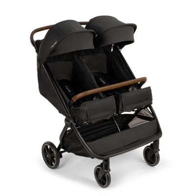 Nuna TRVL™ dubl Stroller in Caviar