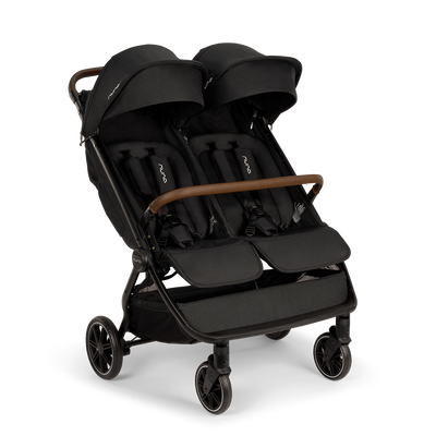 Nuna TRVL™ dubl Stroller in Caviar