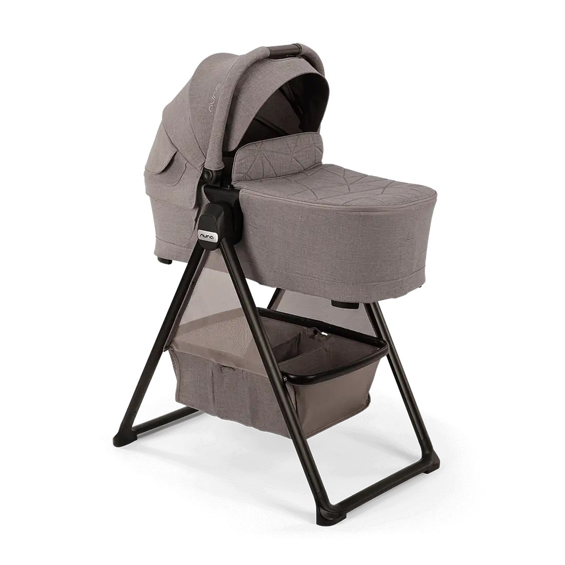 Nuna SWIV™ and TRIV™ Series Bassinet + Stand BMW Collection in Umber