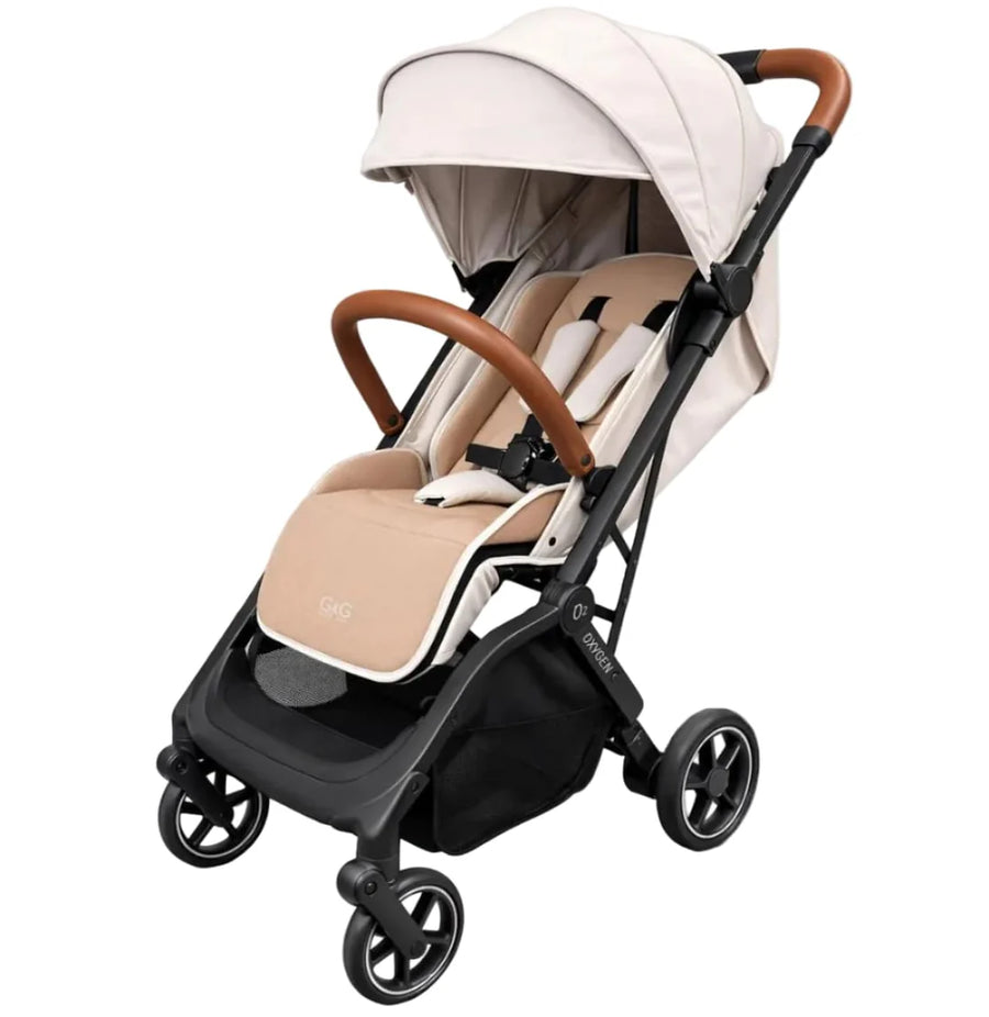 guzzie+Guss Oxygen v3 Travel Stroller in Pearl