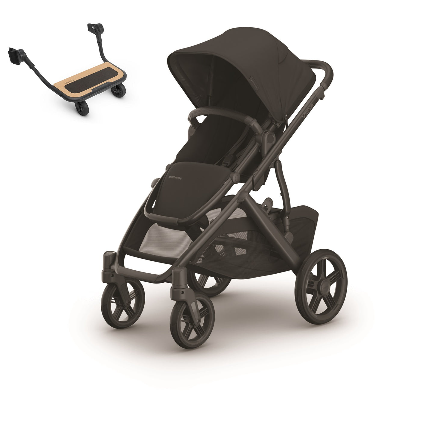 UPPAbaby VISTA V3 Stroller + PiggyBack Bundle