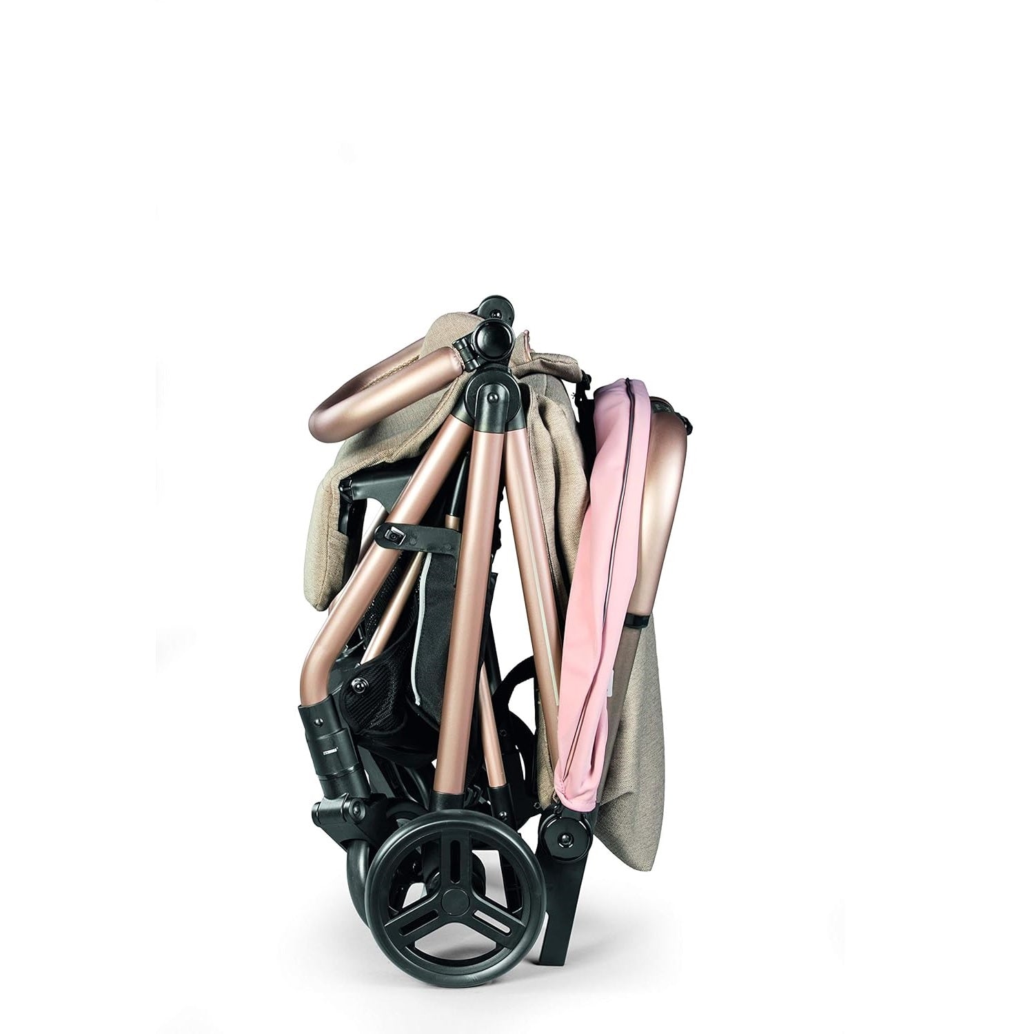 Peg Perego Selfie Compact Stroller in mon amour