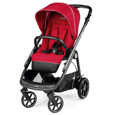 Peg Perego Veloce Stroller in red shine