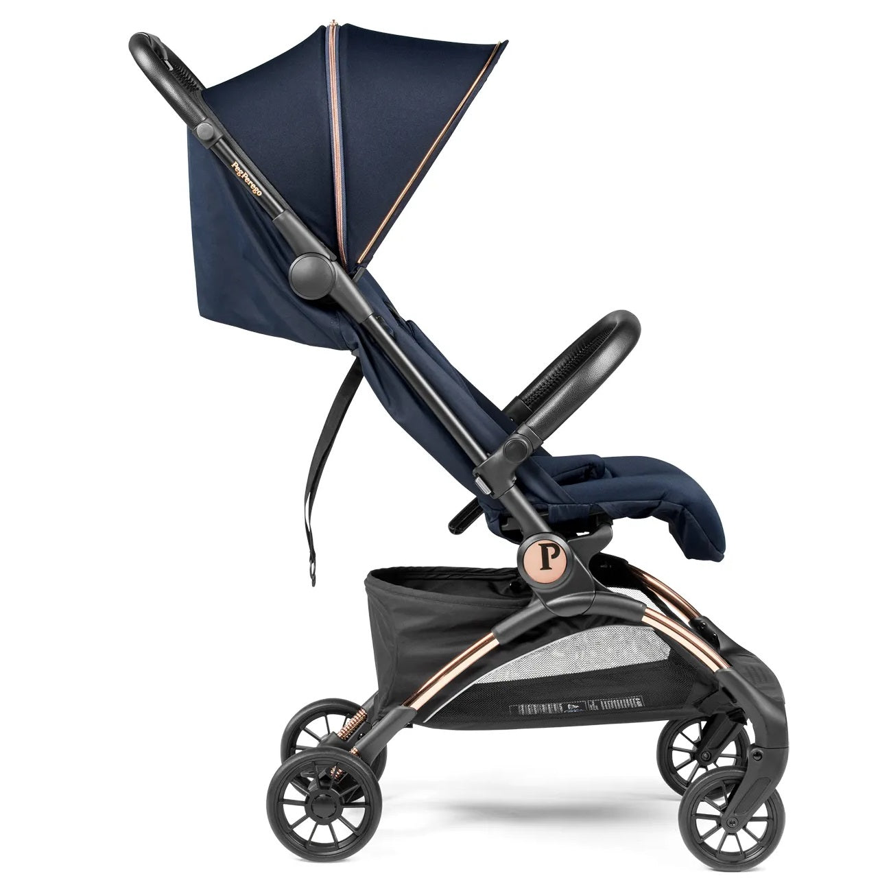Peg Perego Volo Compact Stroller in Blue Shine