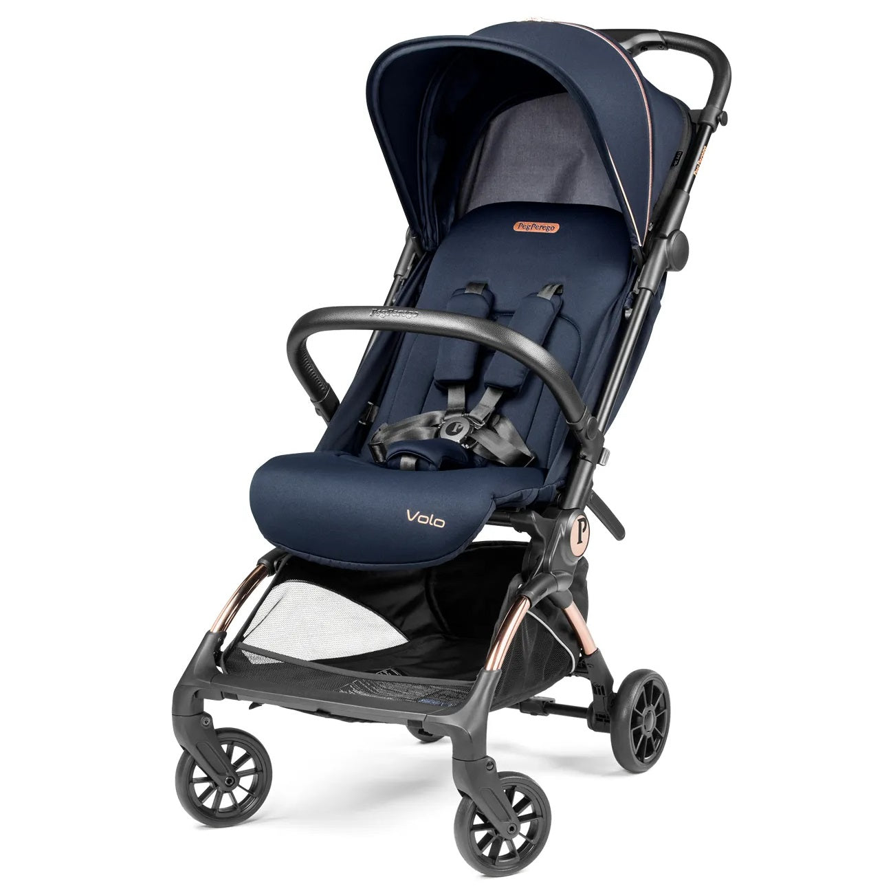 Peg Perego Volo Compact Stroller in Blue Shine