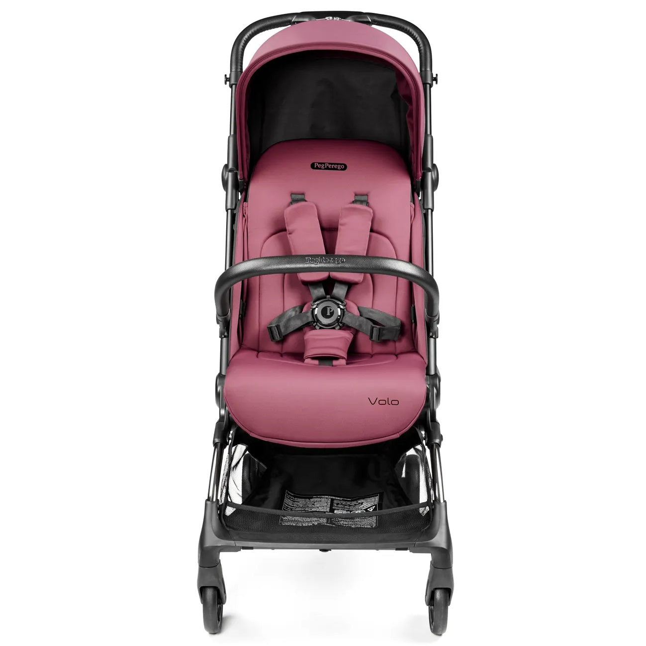 Peg Perego Volo Compact Stroller in Malva