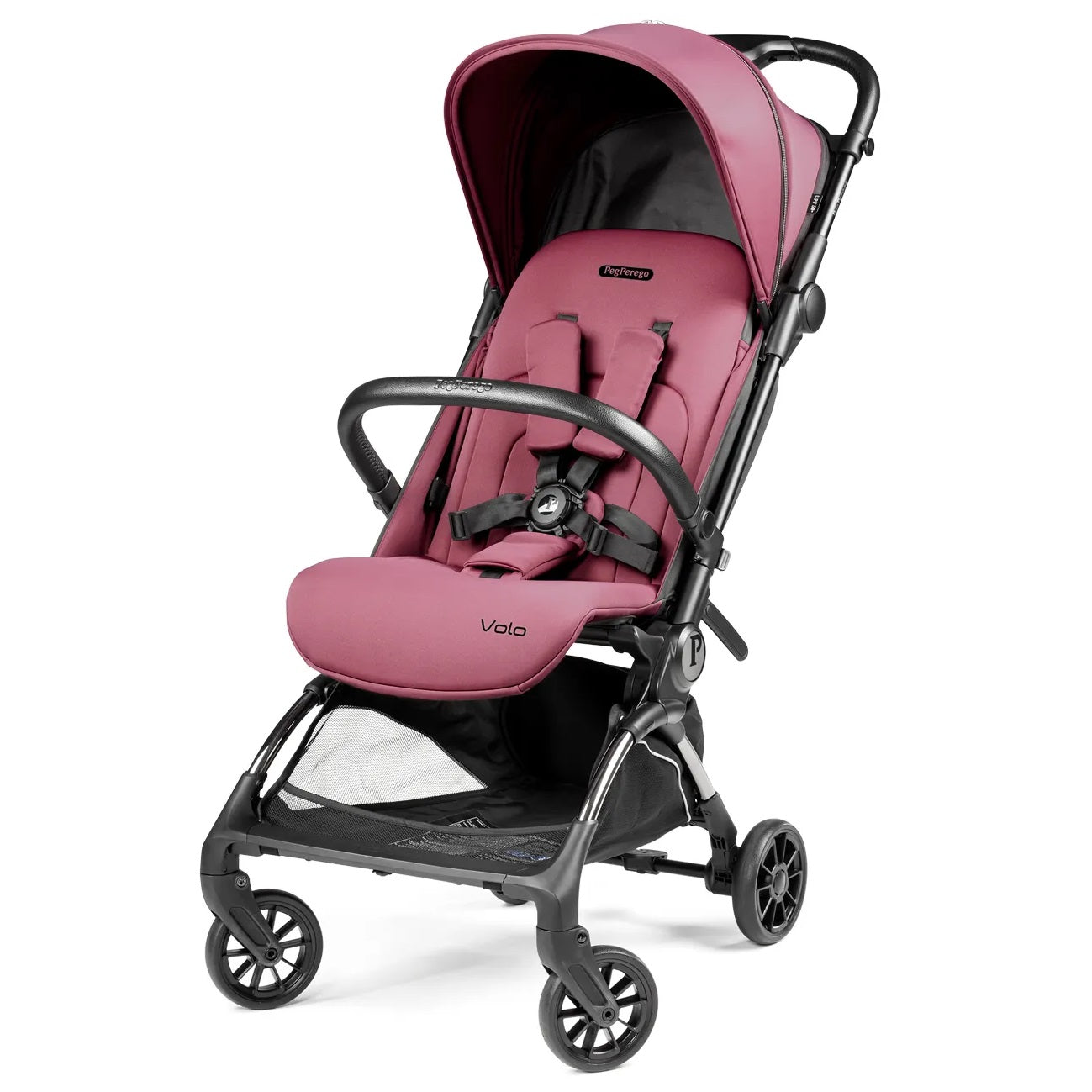 Peg Perego Volo Compact Stroller in Malva