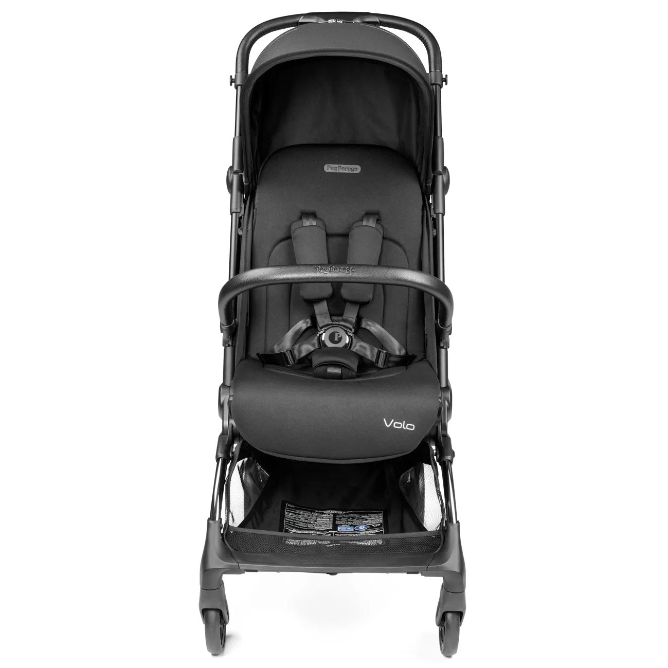 Peg Perego Volo Compact Stroller in True Black