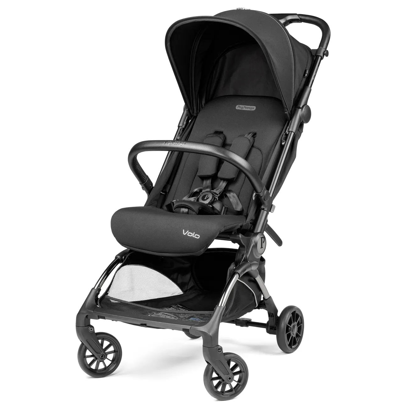 Peg Perego Volo Compact Stroller in True Black