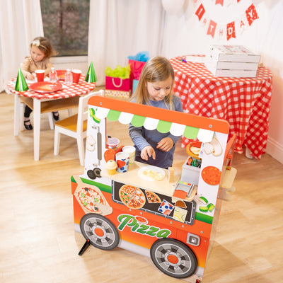 Melissa & Doug Wooden Pizza Food Truck Activity Center