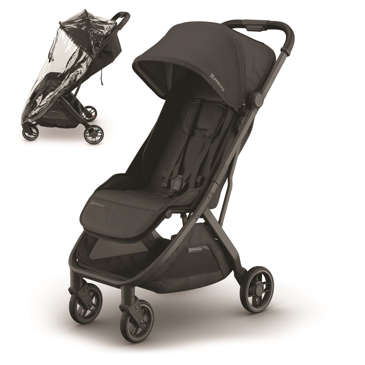 UPPAbaby MINU V3 Stroller + Rain Shield Bundle