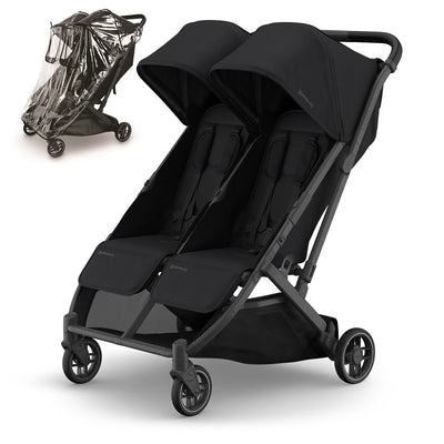 UPPAbaby MINU Duo Stroller + Rain Shield Bundle in James