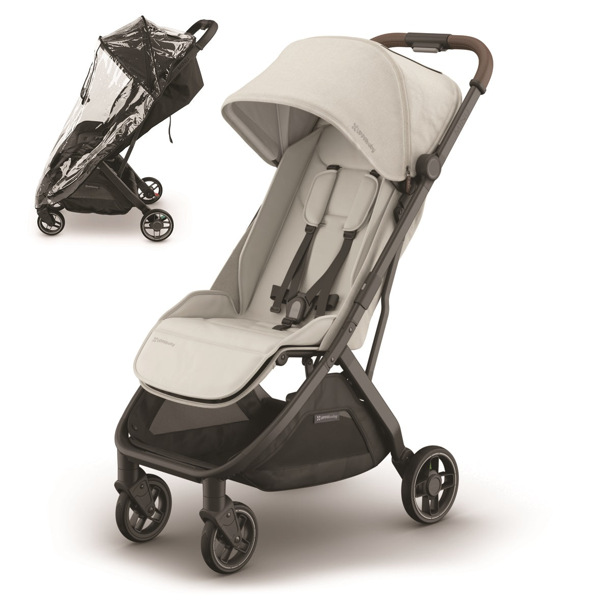 UPPAbaby MINU V3 Stroller + Rain Shield Bundle